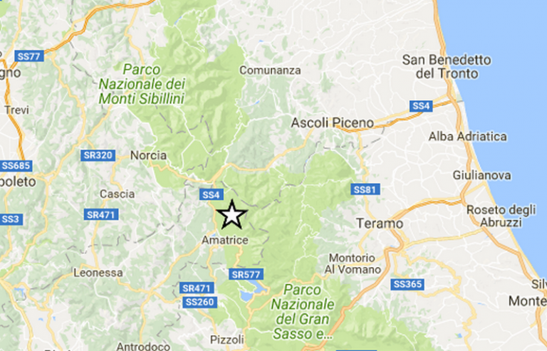 Terremoto Amatrice Ingv Stessa Sequenza Del 24 Agosto 2016 Piceno