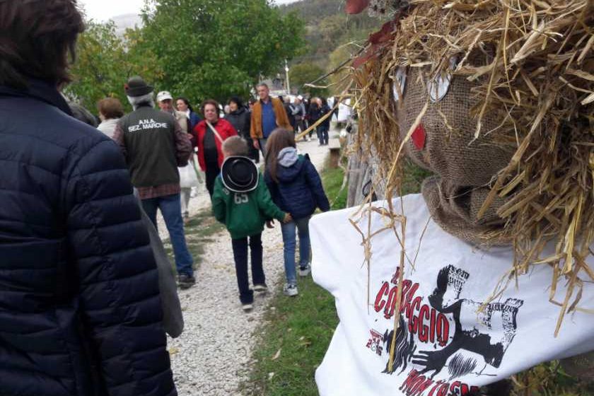 Manifestazione "Marrone che Passione" a Trisungo di Arquata