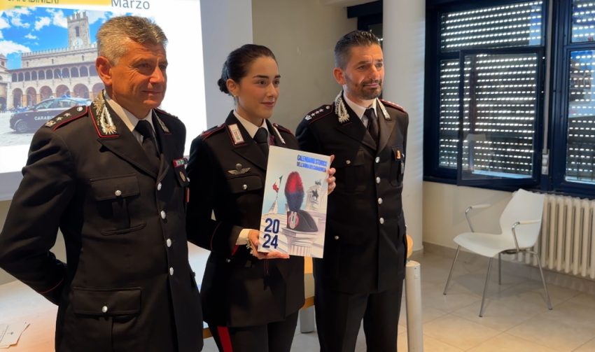 Presentato il calendario storico dell'Arma dei Carabinieri 2024